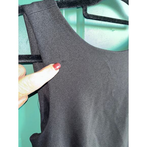 Lulus medium black formal Maxi Dress new *2 tiny fabric picks* - Picture 5 of 15